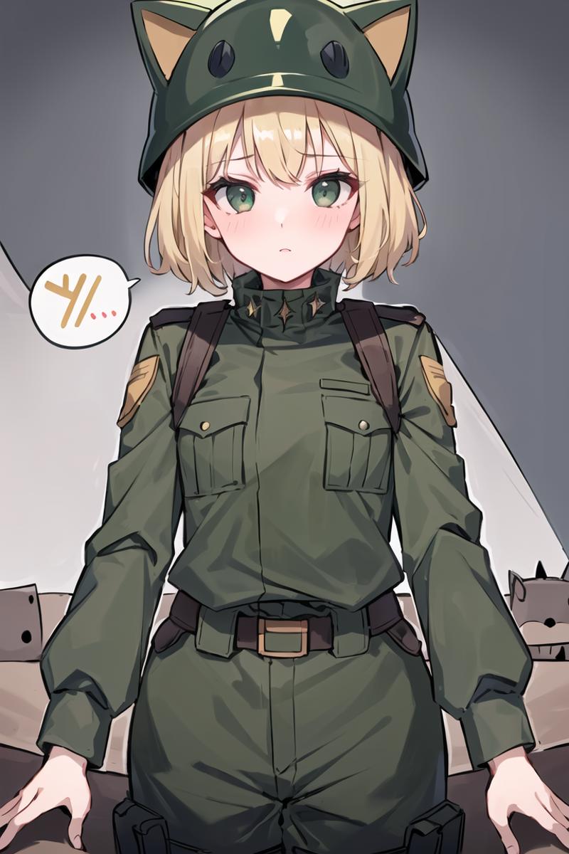 00799-3929140867-best quality, (masterpiece), Ultra-detailed, 1girl, (military green helmet), (cat costume helmet_1.3), military green jacket, gr.png